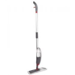 Dirt Devil Sprühwischer 360° drehbarer Wischmop Inklusive Mopptuch 640ml Wassertank **B-Ware – geprüft** Grau