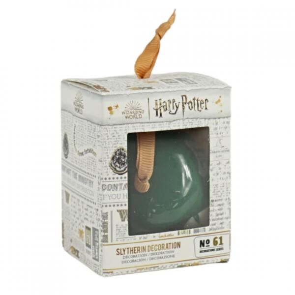 Harry-Potter-Weihnachtsanhänger „Slytherin“ aus Keramik, 13 cm
