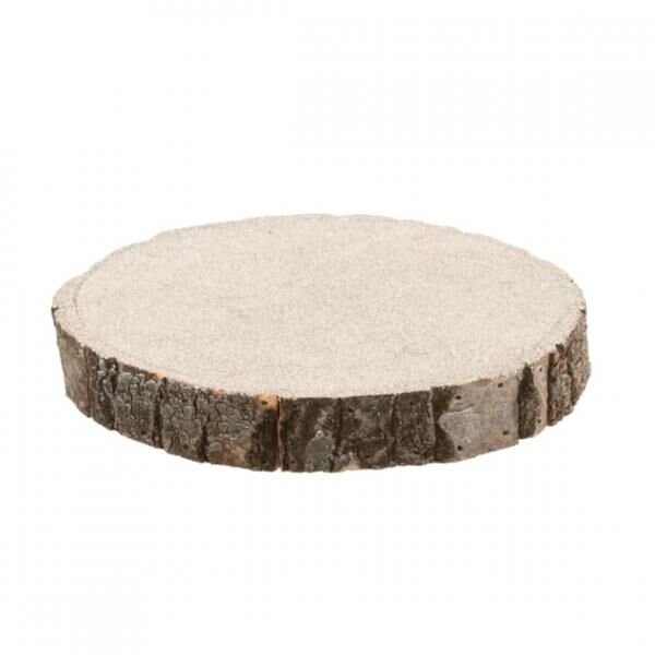 J-Line Dekoscheibe aus Holz mit Glitzer, 16,5 cm