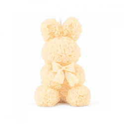 J-Line Rabbit Candle, Peach, 12 cm