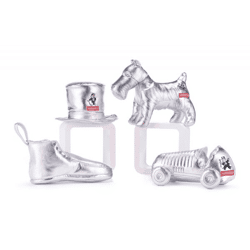 Monopoly - Plüschfiguren-Sortiment 4-fach sortiert, 22-28cm