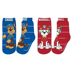 Paw Patrol - Socken Chase/Marshall für Jungs - 2-fach sortiert - Größe 23-34