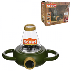Scout-Insektenlupe mit grüner Kunststoffspinne, 19 cm