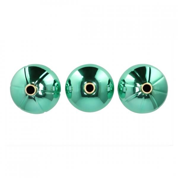 Vase Christmasball green 15 cm 3 assorted