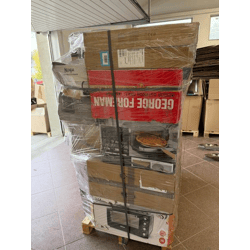 2 Paletten Küche/Boden – 22 Retouren-Artikel, ca. 200 kg