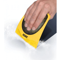 ADAC OKCars Eiskratzer mit patentierte Nachschneidetechnologie Auto-Eiskratzer 9050039 Gelb