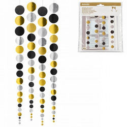 Amscan Partydekoration „Golden Wishes“, 130 cm, 4er-Set