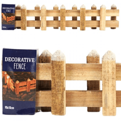 Dekorativer Zaun aus Holz, 90 cm