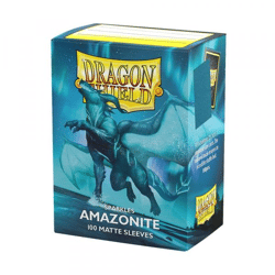 Dragon Shield - Matte Standard Size Sleeves - Amazonite (100)