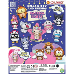 Hello Kitty Pajama Party Charms Mini Figur in Mystery Kapsel - ca. 65 mm