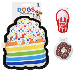 Dog Toys Dessert 18 cm, 3 assorted