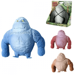 Jungle Expedition Stretch-Gorilla 14 cm, 4er-Set, sortiert