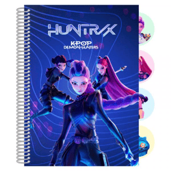 KPop Demon Hunters - Huntrix A5 Notizbuch - 21 cm