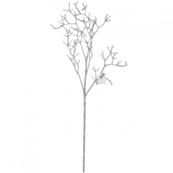 Kunstzweig Rhipsalis, silberfarben, 95 cm