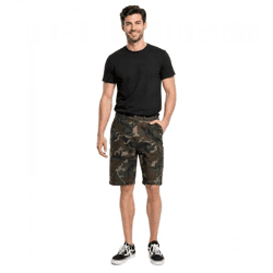 lässige Brandit Herren Shorts im Cargo-Look Baumwoll-Hose Camouflage