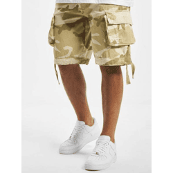 lässige Brandit Herren Shorts Kordelzug Reißverschluss Camouflage