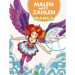 Malen nach Zahlen Manga - Taschenbuch Kinderbuch