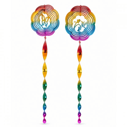 Out of the Blue Windspirale 65 cm, 2er-Set, sortiert