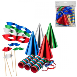 Metallic Party Set, 20 pieces
