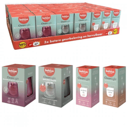 (R) Bolsius CleanLight-Starter-Set und Nachfüllpackung mit 4 Stück in verschiedenen Ausführungen