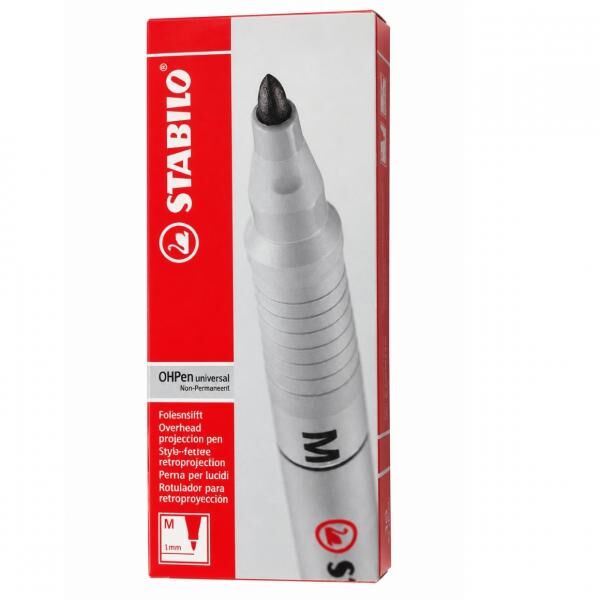 STABILO Overhead-Filzstift, rot, 10 Stück