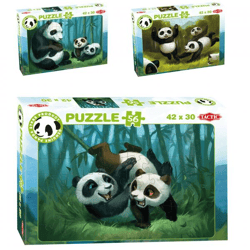 Tactic-Puzzle „Panda Stars“, 42 x 30 cm, 56 Teile, 3 verschiedene Motive