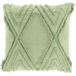 Unique Living kussen Crato tea green 45 x 45 cm