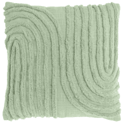 Unique Living kussen Maeve tea green 45 x 45 cm