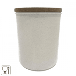 Vibers Vorratsbehälter mit Deckel, weiß, 1000 ml