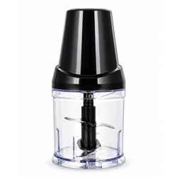 500ml Emerio Mini-Zerkleinerer MC-128696, 250W Elektrischer Multizerkleinerer mit DC-Motor, 4 Edelstahlklingen & Anti-Rutsch-Füßen **B-Wa