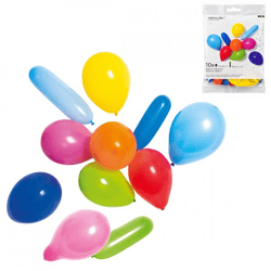 Amscan Luftballons zum Formen und Ausmalen, 40,6 cm, 10er-Set