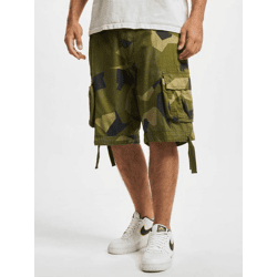 bequeme Brandit Herren Shorts Kordelzug Reißverschluss Camouflage