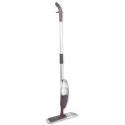 Dirt Devil Sprühwischer 360° drehbarer Wischmop Inklusive Mopptuch 640ml Wassertank **B-Ware – geprüft** Grau