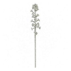 J-Line Artificial Branch, Rhinestone, Silver, 38 cm