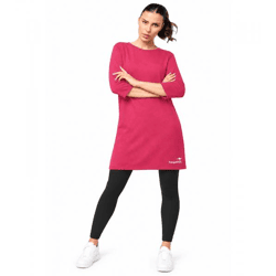 KangaROOS Damen Long-Sweatshirt – sportiver Sweatshirt mit legerer Passform – Bequemes Damen-Oberteil in Rosa