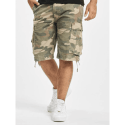 lässige Brandit Herren Shorts Reißverschluss Taschen mit Baumwolle Camouflage