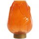 Light & Living Tischleuchte Ginny LED auf Batterie orange gold 27 cm