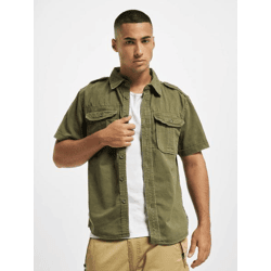 modernes Brandit Herren Polo-Shirt mit Baumwolle Khaki