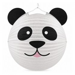Papierlaterne „Panda“, 25 cm