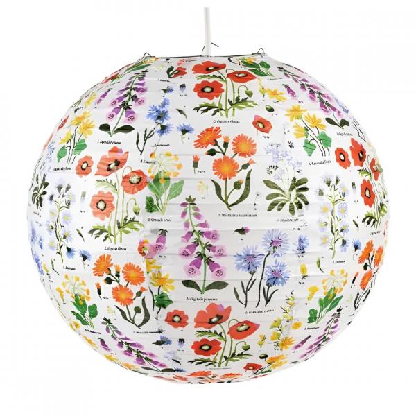 Rex London Laterne „Wild Flowers“ aus Papier, 40 cm