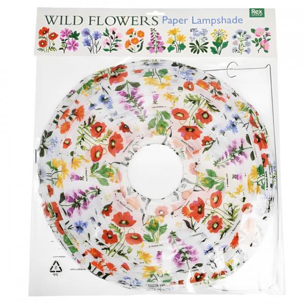 Rex London Laterne „Wild Flowers“ aus Papier, 40 cm