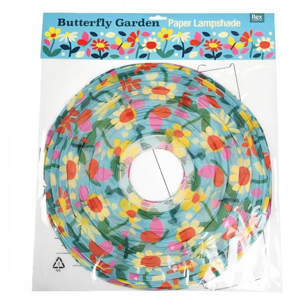 Rex London Laterne „Butterfly Garden“ aus Papier, 40 cm