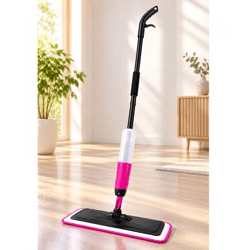 Sprühwischer Steinbach inklusive 2 Wischbezüge 120 cm Stiellänge, 500 ml Wassertank, 40 cm Wischbreite **B-Ware – geprüft** in Schwar