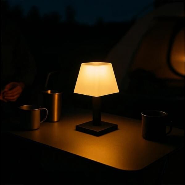 Svenska Living Solar-Tischlampe LED schwarz/weiß 28 cm