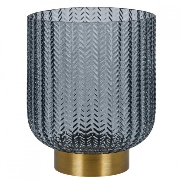 LED-Tischlampe, batteriebetrieben, blau, 21 cm