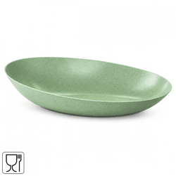 Vibers Oval Green Bowl, 44 cm