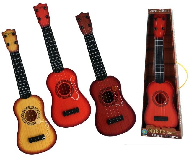 Gitarre in Holzoptik