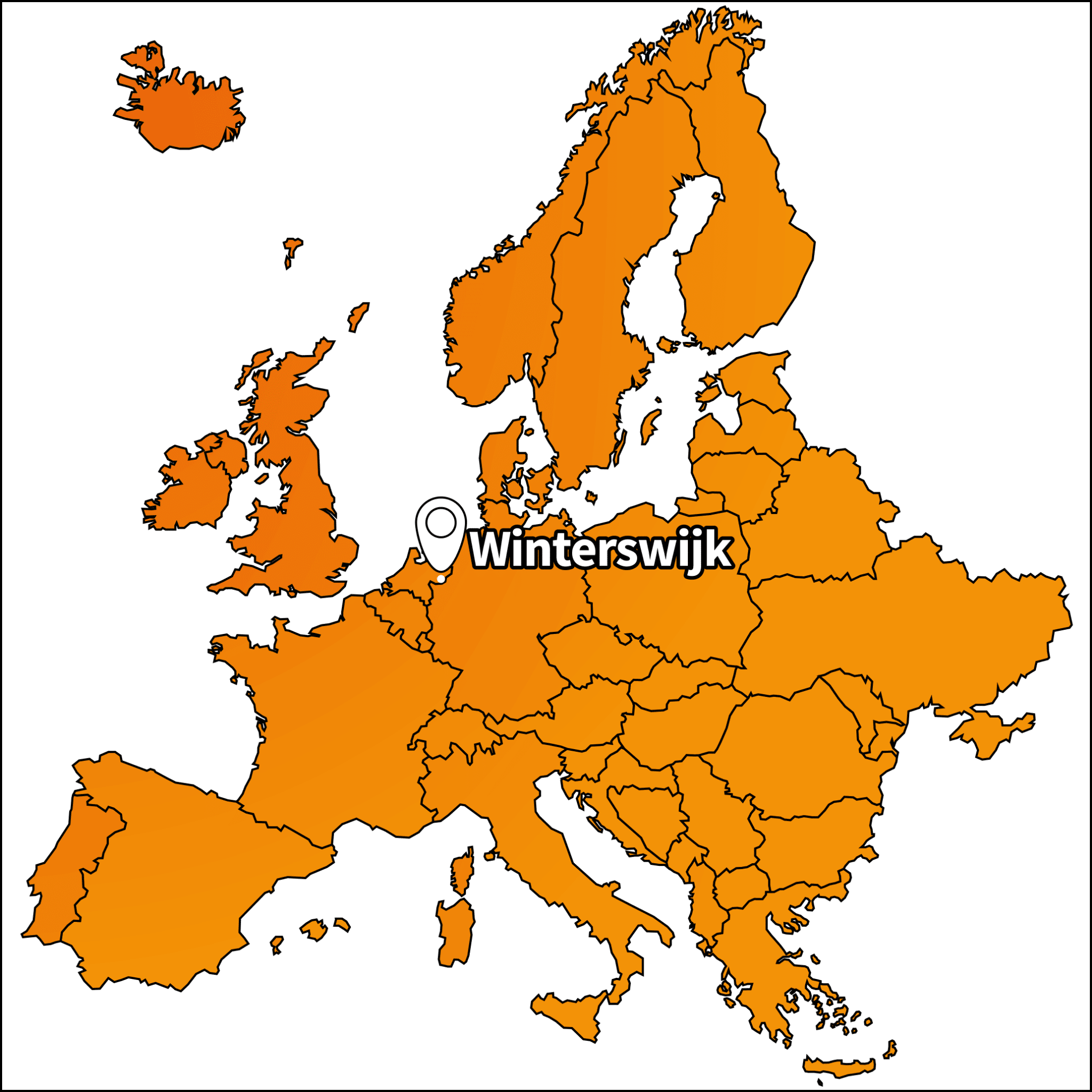 Winterswijk - Europakarte
