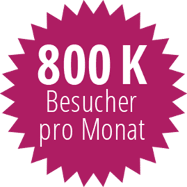 800K Visitors per Month