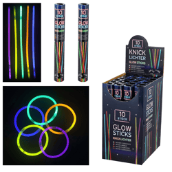 Knicklichter 10er Set, 20cm , in Röhre